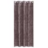 vidaXL Samettiverhot verhoilla 2 pcs Ruskea 260 x 140 cm Sametti