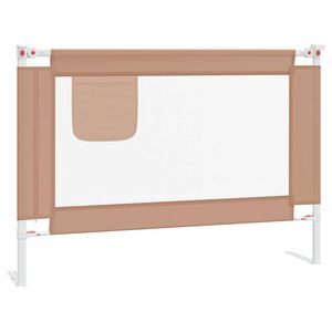 vidaXL Turvalaita s&auml;nkyyn harmaanruskea 90x25 cm kangas