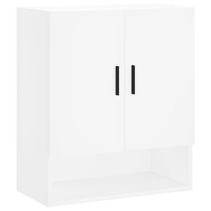 vidaXL Sein&auml;kaappi valkoinen 60x31x70 cm tekninen puu