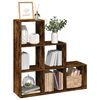 vidaXL Huoneenjakaja&nbsp;3 tasoa&nbsp;savutammi 99x29x99 cm tekninen puu