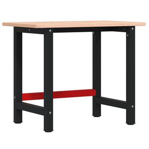 vidaXL Ty&ouml;penkki 100x60x81,5 cm t&auml;ysi py&ouml;kki suorakaide