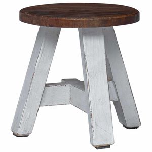 vidaXL Jakkara Luonnollinen 22 x 22 x 24 cm Mahogany-puu