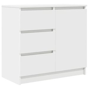 vidaXL Senkki laatikolla valkoinen 71x35x65 cm tekninen puu