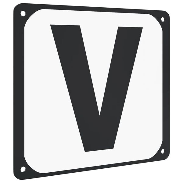 vidaXL Kouluratsastus areenakirjaimet 12 kpl ter&auml;s