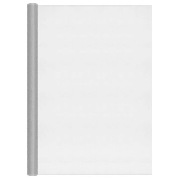 vidaXL Verkkosuoja alumiini 112x1000 cm hopea