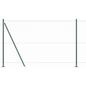 vidaXL Kuusikulmainen aita betoni perustuksella 100 x 1,4 m Vihre&auml;
