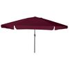 vidaXL Puutarhavarjo Bordeaux punainen 394 x 394 x 248 cm