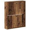 vidaXL Sein&auml;lle asennettava kenk&auml;kaappi EDE 71 x 17 x 86 cm Vanha puu