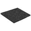 vidaXL Kumirouhepatiop&auml;&auml;llyste Musta 9 x 9 x 0,3 cm Kumi