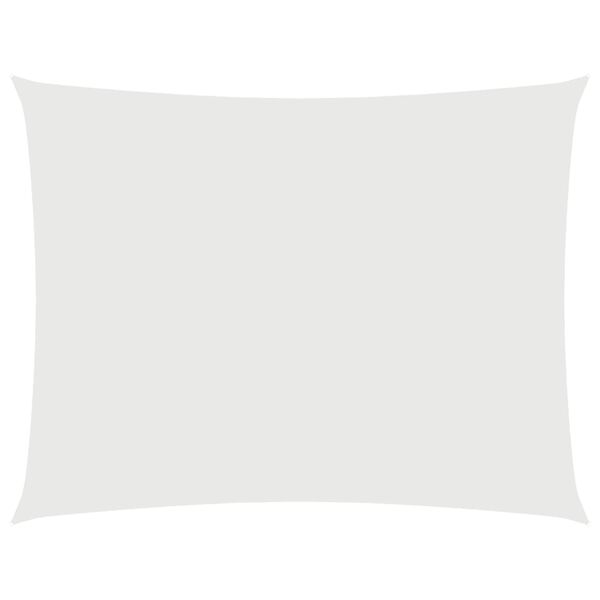 vidaXL Aurinkopurje Oxford-kangas suorakaide 2x3 m valkoinen