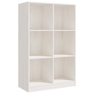 vidaXL Kirjahylly valkoinen 70x33x110 cm t&auml;ysi m&auml;nty