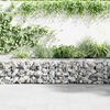 vidaXL Gabion-kivikori kansilla galvanoitu ter&auml;s 600x30x50 cm