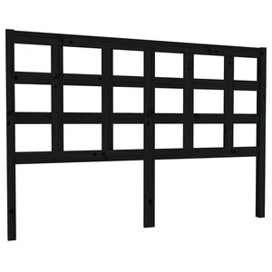 vidaXL S&auml;ngynp&auml;&auml;ty musta 145,5x4x100 cm t&auml;ysi m&auml;nty