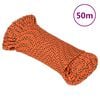 vidaXL Venek&ouml;ysi oranssi 3 mm 50 m polypropeeni