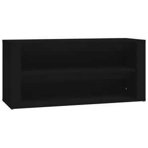 vidaXL Kenk&auml;teline musta 100x35x45 cm tekninen puu