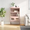 vidaXL Highboard Pinkki 68x39x123 cm Teräs