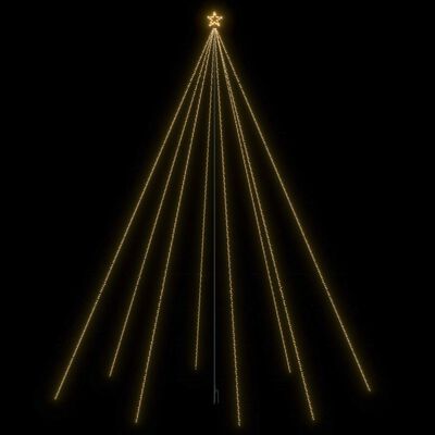 vidaXL Joulukuusen valot sisä-/ulkokäyttöön 1 300 LED-valoa 8 m