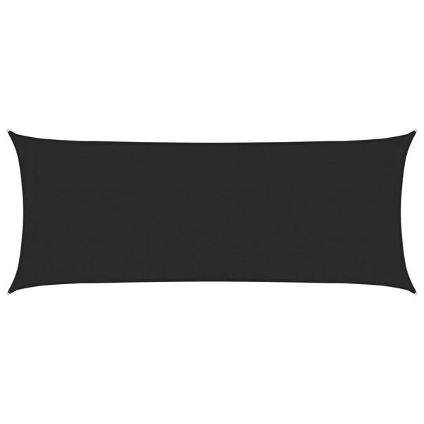 vidaXL Aurinkopurje 160 g/m&sup2; musta 2x4,5 m HDPE