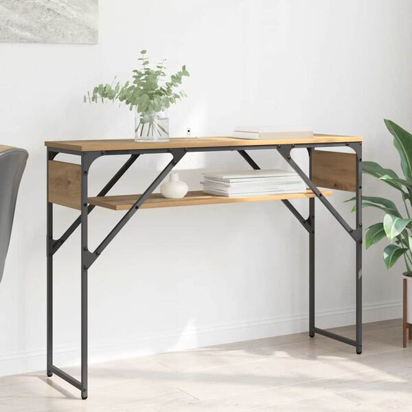 vidaXL Konsolip&ouml;yt&auml; Artisan tammi 105x30x75cm Tekninen puu