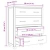 vidaXL Kaappi laatikon kanssa s&auml;ilytystilassa Ruskea Tekninen puu