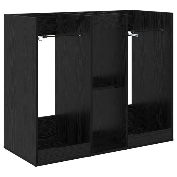 vidaXL Golfs&auml;ilytin Yksiv&auml;rinen Musta tammi. 102 x 45 x 85,5 cm