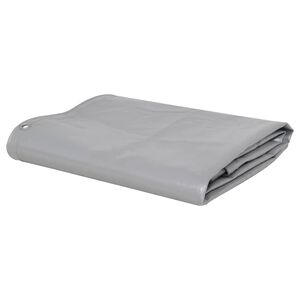 vidaXL Pressu 650 g/m&sup2; 3x3 m harmaa