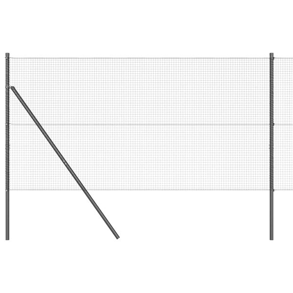 vidaXL Aitalatu Harmaa 10 x 1,4 m (19 x 19 mm verkko) Ter&auml;s ja PVC