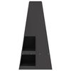 vidaXL Tulisija Musta 50 x 50 x 100 cm Teräs