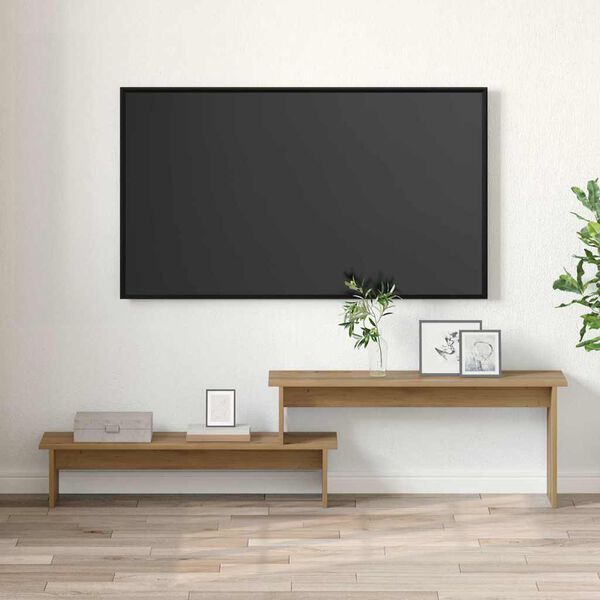 vidaXL TV-tasosetti Artisan tammi 180 x 30 x 43 cm Tekninen puu