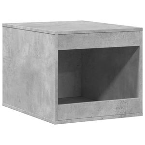 vidaXL Kissanhiekkalaatikon kotelo harmaa 47x59x42 cm tekninen puu