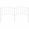 vidaXL Metallinen sängynpääty valkoinen 160 cm