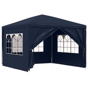 vidaXL Juhlateltta 3x3 m sininen