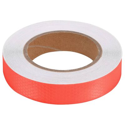 vidaXL Heijastinteippi punainen 2,5 cmx20 m PVC