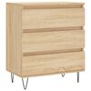 vidaXL Senkki Sonoma tammi 60x35x70 cm tekninen puu