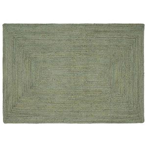 vidaXL Alue Matto Oliivinvihre&auml; 140 x 200 cm Juutti
