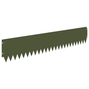 vidaXL Nurmireunus 30 kpl 103 x 20 cm Ter&auml;s Oliivinvihre&auml;