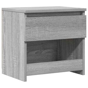 vidaXL Y&ouml;p&ouml;yt&auml; harmaa sonoma 40x30x39 cm tekninen puu