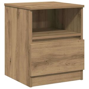 vidaXL y&ouml;p&ouml;yt&auml;kaappi Artisan Oak 40x40x50 cm tekninen puu
