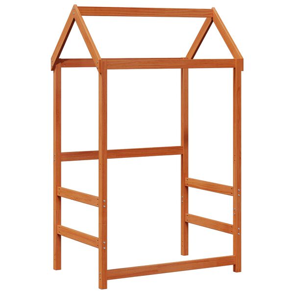 vidaXL P&auml;iv&auml;vuoteen setti 2 pcs Vaha ruskea Massiivinen m&auml;nty