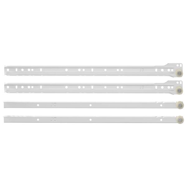 vidaXL Laatikkosanka 2 pcs Valkoinen 450 mm Ter&auml;s