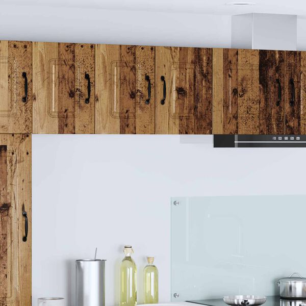 vidaXL Keitti&ouml;kaappi Kalmar 2 pcs Vanha puu 30 x 31 x 40 cm