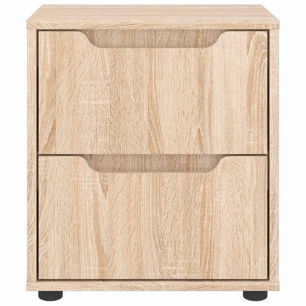 vidaXL Y&ouml;p&ouml;yt&auml; VISNES Sonoma tammi 45x40x50 cm tekninen puu