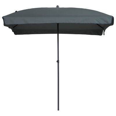 Madison Päivänvarjo Patmos Luxe suorakaide 210x140 cm harmaa