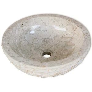 vidaXL Pesuallas marmori 40 cm kerma