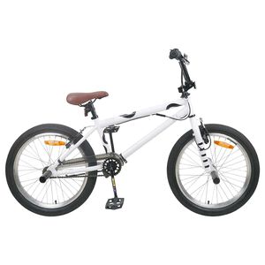 vidaXL BMX Py&ouml;r&auml; 20 Tuumaa yli 9-vuotiaille valkoinen