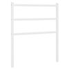 vidaXL Metallinen vaihtop&auml;&auml;ty valkoinen 75 cm
