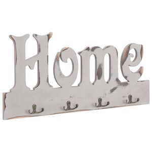 vidaXL Sein&auml;lle kiinnitett&auml;v&auml; naulakko HOME 50x23 cm