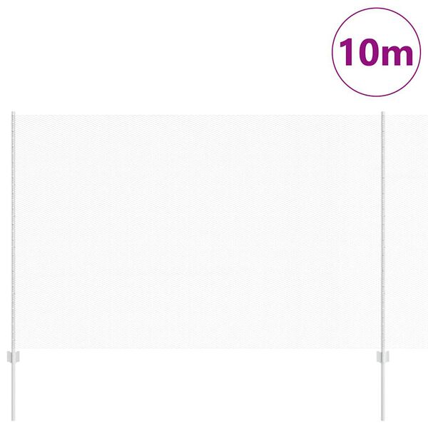 vidaXL Aita ja Tuki Hopea 1,6 x 10 m Ter&auml;s