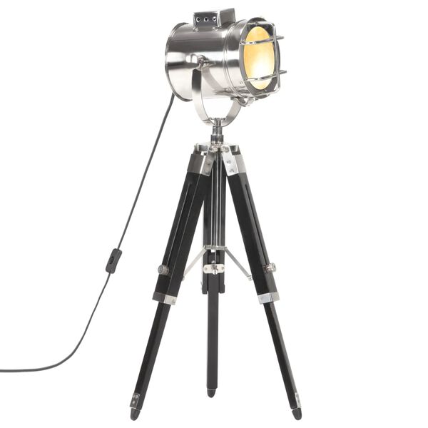 vidaXL Kolmijalkavalaisin musta täysi mangopuu 69 cm