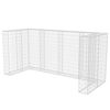 vidaXL Kivikoriaita kolmelle roska-astialle 250x100x120 cm